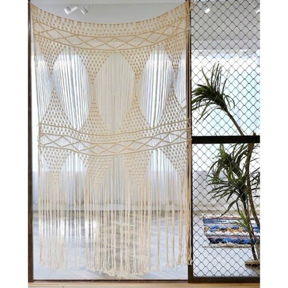 Geometric Macrame Indie Hippie Living Room/Bedroom/Dorm/Wall/Home Decor/Art - Picture 4 of 7